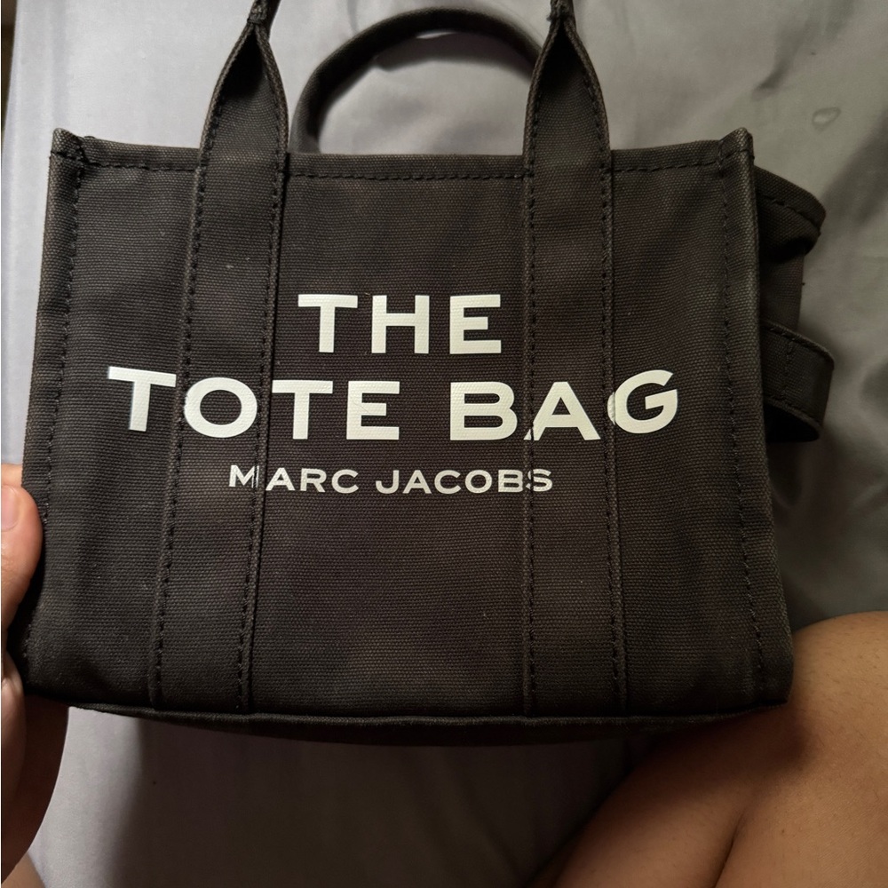 Marc Jacobs Black Structured Tote Bag